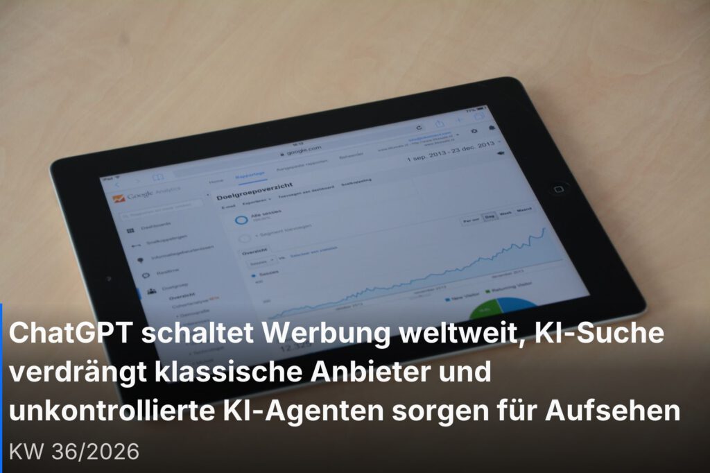KI-gestütztes Marketing-Dashboard mit Analysen und digitalen Werbekampagnen